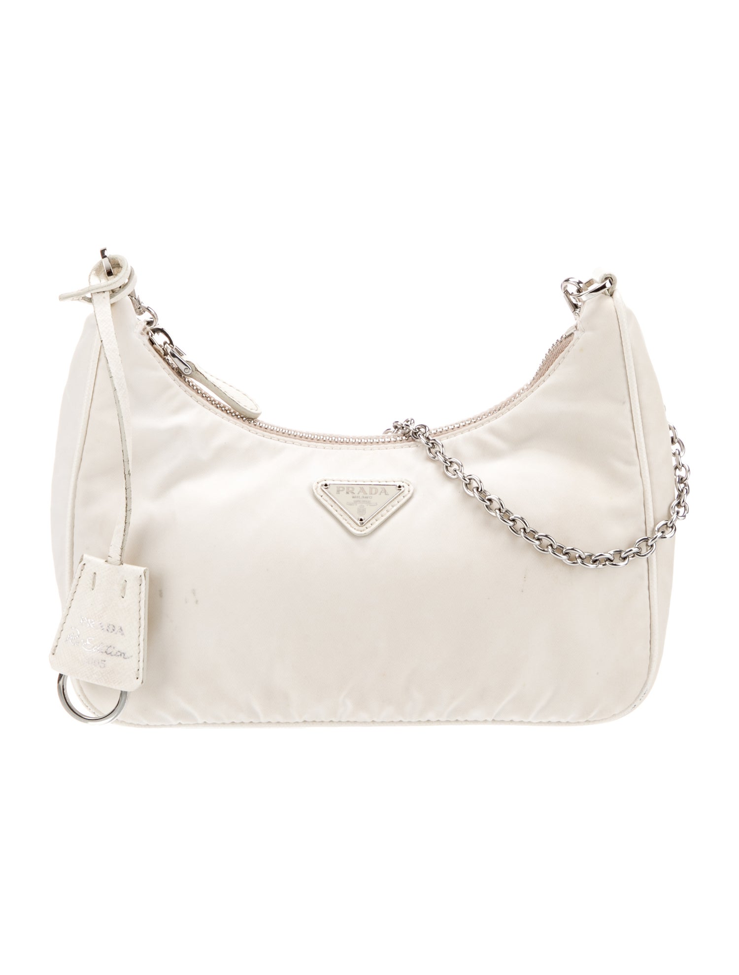 Prada Enameled Metal Triangle Re-Edition 2005